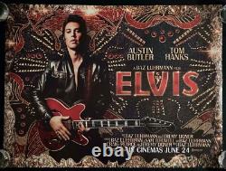 Elvis Original Quad Movie Poster Tom Hanks Baz Luhrmann Austin Butler 2022