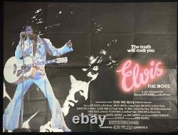 Elvis the Movie Original Quad Movie Poster Kurt Russell Shelly Winters 1979