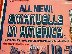 Emanuelle in America UK Quad Poster