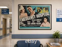 Emergency Hospital Rare & Original UK Quad Cinema Film Movie Poster