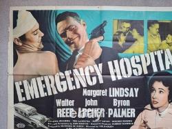 Emergency Hospital Rare & Original UK Quad Cinema Film Movie Poster