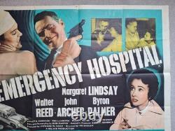 Emergency Hospital Rare & Original UK Quad Cinema Film Movie Poster