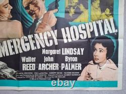 Emergency Hospital Rare & Original UK Quad Cinema Film Movie Poster