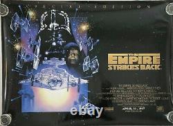 Empire Strikes Back Original Quad Movie Poster 1997 Special Edition RR Star Wars