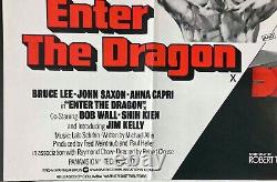 Enter the Dragon / Death Race 2000 ORIGINAL Quad Movie Cinema Poster Bruce Lee