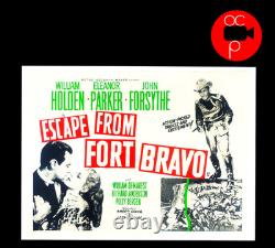 Escape From Fort Bravo 1953 Original Uk Quad Re-release Movie Poster 1962