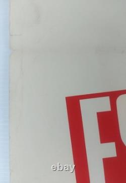 Escape From Fort Bravo 1953 Original Uk Quad Re-release Movie Poster 1962