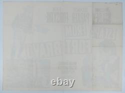 Escape From Fort Bravo 1953 Original Uk Quad Re-release Movie Poster 1962
