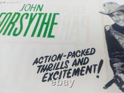 Escape From Fort Bravo 1953 Original Uk Quad Re-release Movie Poster 1962