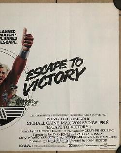 Escape To Victory Original UK Movie Quad (1981)