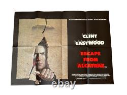 Escape from Alcatraz Original UK Quad Film Movie Poster. Clint Eastwood