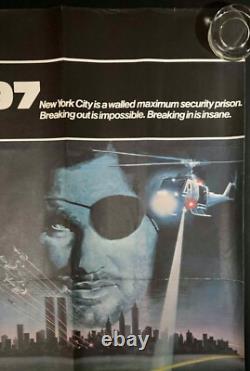 Escape from New York / Visiting Hours Original Quad Movie Cinema Poster VGC