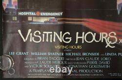Escape from New York / Visiting Hours Original Quad Movie Cinema Poster VGC