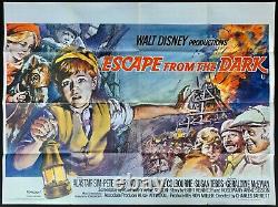 Escape from the Dark Original Quad Movie Poster Alistair Sim Walt Disney 1976