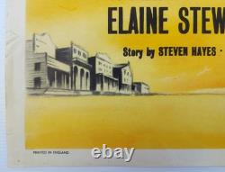 Escort West Original Uk Quad Movie Poster 1959 Victor Mature