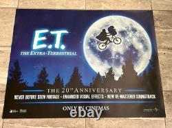 Et 20th Anniversary Original Quad Movie Poster