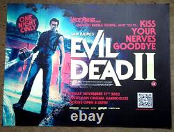 Evil Dead II Original RARE Poster 2022