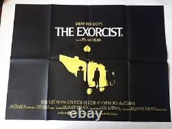 Exorcist 1973 Poster Uk Quad Original Vintage Rare No Oscar Stamp