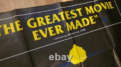 Exorcist Original UK Double Quad Movie Poster Linda Blair Max von Sydow 1998