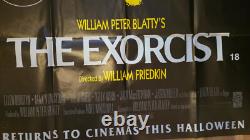 Exorcist Original UK Double Quad Movie Poster Linda Blair Max von Sydow 1998