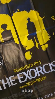Exorcist Original UK Double Quad Movie Poster Linda Blair Max von Sydow 1998