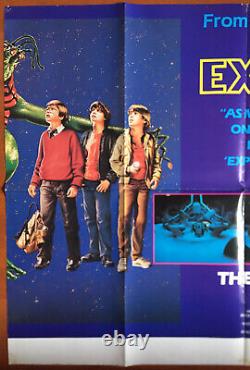 Explorers 1985 Original Uk Quad Movie Poster Very Rare Joe Dante River Phoenix