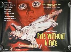 Eyes Without a Face Original Quad Movie Poster Georges Franju BFI RR