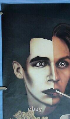 FADE TO BLACK (1980) rare original UK quad movie poster Horror Comedy Thriller