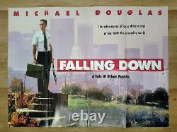 FALLING DOWN (1993) rare original UK d/s quad poster Michael Douglas