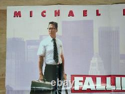 FALLING DOWN (1993) rare original UK d/s quad poster Michael Douglas