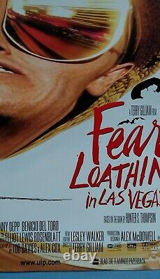 FEAR AND LOATHING IN LAS VEGAS (1998) original UK double-sided quad movie poster