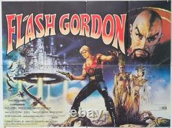 FLASH GORDON (1980) Original Cinema Quad Poster Sam J. Jones, Brian Blessed