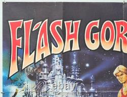 FLASH GORDON (1980) Original Cinema Quad Poster Sam J. Jones, Brian Blessed