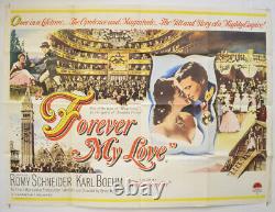 FOREVER MY LOVE (1962) Original Quad Movie Poster Romy Schneider, Karl Boehm