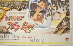 FOREVER MY LOVE (1962) Original Quad Movie Poster Romy Schneider, Karl Boehm