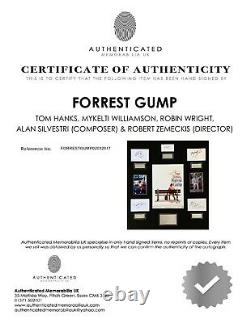 FORREST GUMP Tom Hanks Film hand signed mounted frame NEW