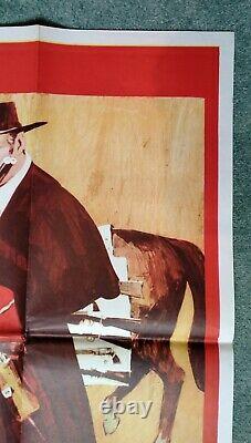 FOR A FEW DOLLARS MORE (1965) original UK quad movie poster CLINT EASTWOOD