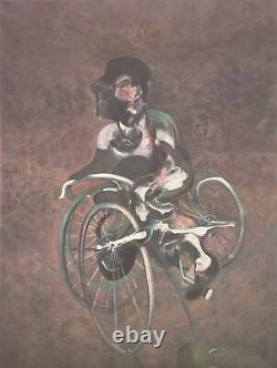 FRANCIS BACON Georges Cyclist (No Border) 26.5 x 20 Offset Lithograph 1995 Expre