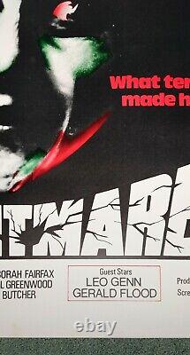 FRIGHTMARE (1974) original UK quad movie poster ROLLED UNFOLDED Cannibal Horror