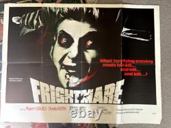 FRIGHTMARE British Quad Poster Pete Walker Tigon Horror UK