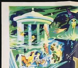 Fantasia Original Quad Movie Poster Walt Disney RR