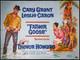 Father Goose Original Quad Film Movie Poster Cary Grant Leslie Caron 1964
