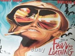 Fear and Loathing in Las Vegas. Rare UK quad movie poster