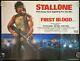 First Blood Original Quad Movie Cinema Poster Sylvester Stallone Struzan 1982