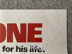 First Blood Rambo Original UK Cinema 30x40 Quad Movie Poster. Stallone