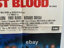 First Blood (Rambo) UK British Quad (1982) Original Film Poster