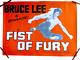 Fist Of Fury 1970s Bruce Lee Uk Quad Original Poster