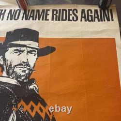 Fistful Of Dollars 1967 Original Uk (half) Quad Movie Film Poster Clint Eastwood