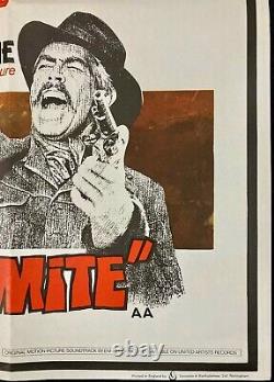 Fistful of Dynamite Original Quad Movie Poster Sergio Leone Rod Steiger 1971