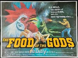 Food of the Gods Original Quad Movie Cinema Poster Gordon Arkoff Chantrell 1976